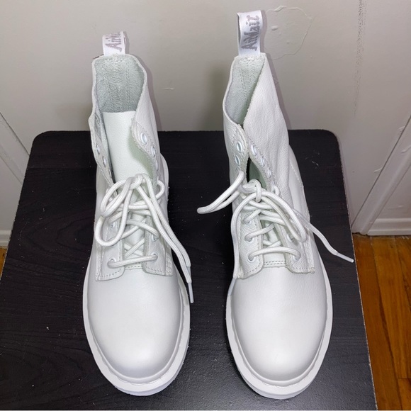 Dr. Martens 1460 PASCAL WOMEN'S MONO LACE UP LEATHER BOOTS - Picture 8 of 16